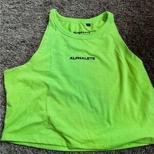 Alphalete Vibrant Lime Green Tank